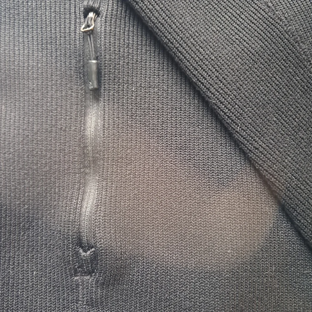 The North Face Mens Zip Up Sweater Black XXL (Flaw)